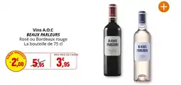 Coccinelle Supermarché Vins a.o.c beaux parleurs offre