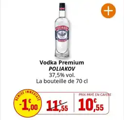 Coccinelle Supermarché Vodka premium poliakov offre