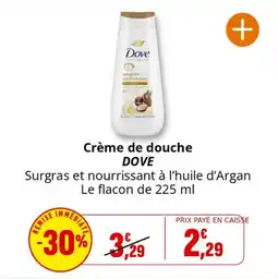 Coccinelle Supermarché CrÚme de douche dove offre