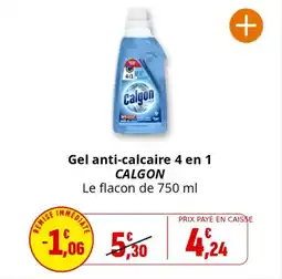 Coccinelle Supermarché Gel anti-calcaire 4 en 1 calgon offre