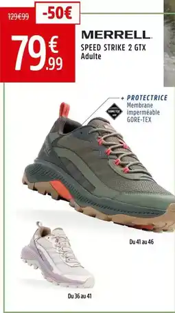 Intersport Tex - speed strike 2 gtx adulte offre