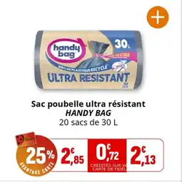 Coccinelle Supermarché Sac poubelle ultra résistant handy bag offre