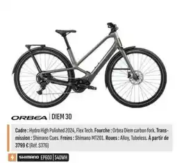 Culture Vélo Orbea - dim 30 offre