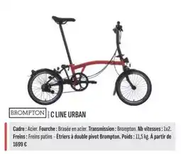 Culture Vélo Brompton - c line urban offre