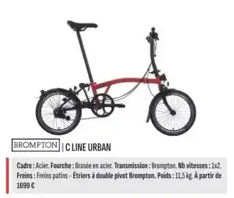 Culture Vélo Brompton - c line urban offre
