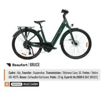 Culture Vélo Beaufort - bruce offre