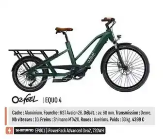 Culture Vélo Equo 4 offre