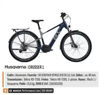 Culture Vélo Husqvarna - crosser 1 offre