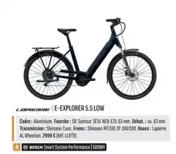 Culture Vélo E-explorer 5.5 low offre