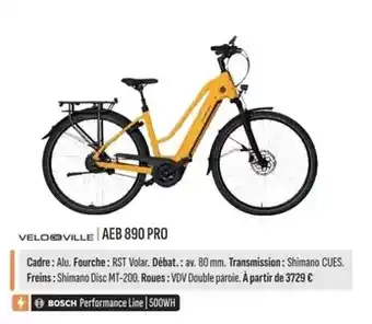 Culture Vélo Velo de ville - aeb 890 pro offre