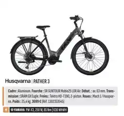 Culture Vélo Husqvarna - pather 3 offre