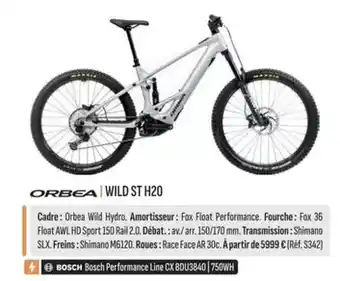 Culture Vélo Orbea - wild st h20 offre