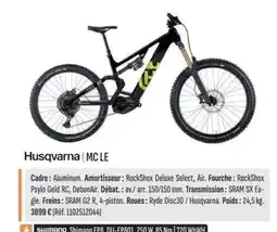 Culture Vélo Husqvarna - mc le offre