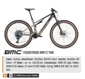 Culture Vélo Bmc - fourstroke amp lt two offre