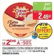 Match Coeur de lion - coulommiers l'extra cremeux offre