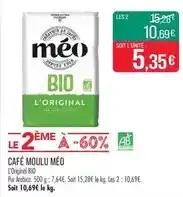 Match Méo - café moulu offre
