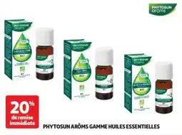 Auchan Drive Phytosun arôms gamme huiles essentielles offre