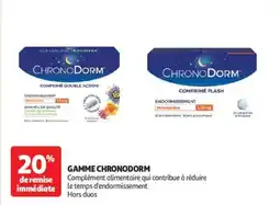 Auchan Drive Gamme chronodorm offre