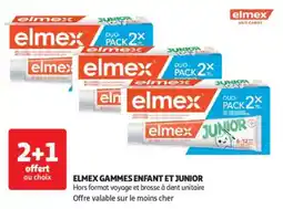 Auchan Drive Elmex gammes enfant et junior offre