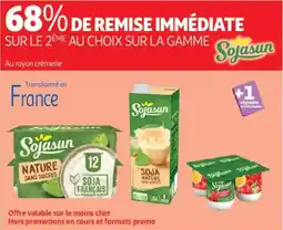 Auchan Drive Sojasun offre
