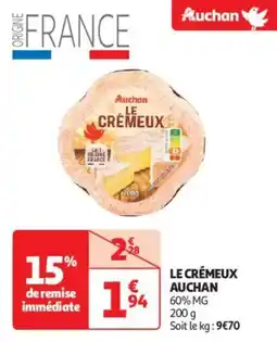Auchan Drive Le crémeux auchan offre