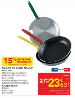 METRO Gamme de poêles haccp de buyer offre