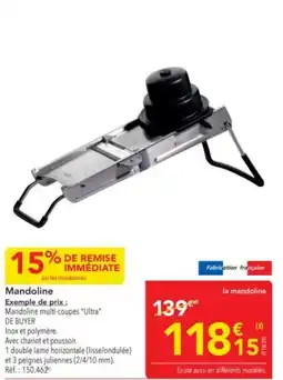 METRO Mandoline offre