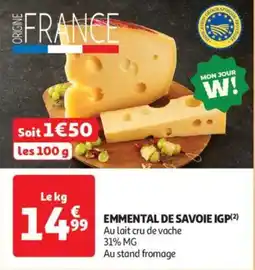 Auchan Drive Emmental de savoie igp offre
