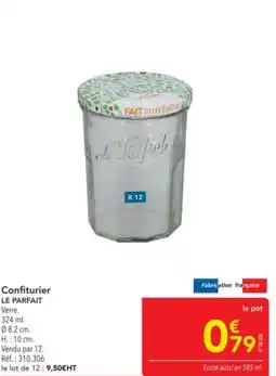 METRO LE PARFAIT Confiturier offre