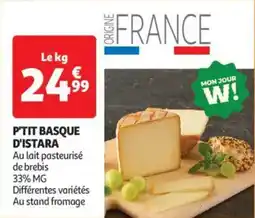 Auchan Drive P'tit basque d'istara offre
