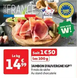 Auchan Drive Jambon d'auvergne igp offre
