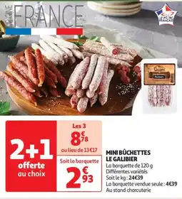 Auchan Drive Mini bûchettes le galibier offre