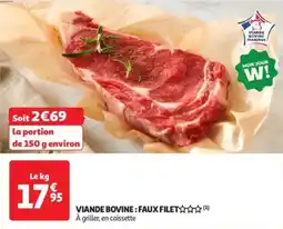 Auchan Drive Viande bovine faux filet offre