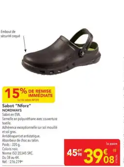 NORDWAYS Sabot "Nforz"