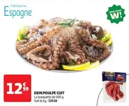 Auchan Drive Demi poulpe cuit offre