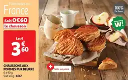 Auchan Drive Chaussons aux pommes pur beurre offre