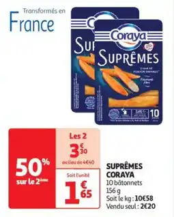 Auchan Drive Suprêmes coraya offre