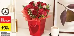 Carrefour Drive Bouquet bulle de roses et pivoines offre
