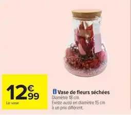 Carrefour Drive Vase de fleurs séchées offre