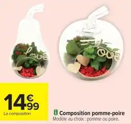 Carrefour Drive Composition pomme-poire offre