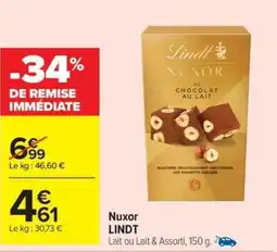 Carrefour Drive LINDT Nuxor offre