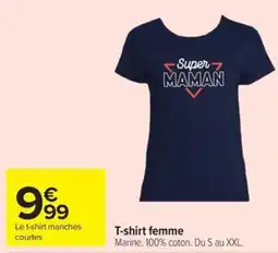 Carrefour Drive T-shirt femme offre