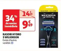 Auchan Drive Rasoir hydro 5 wilkinson offre