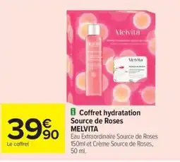 Carrefour Drive MELVITA Coffret hydratation Source de Roses offre