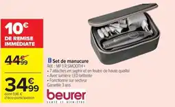 Carrefour Drive BEURER Set de manucure offre
