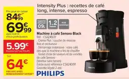 Carrefour Drive PHILIPS Machine à café Senseo Black offre