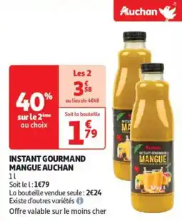 Auchan Drive Instant gourmand mangue auchan offre
