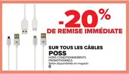 Carrefour Drive Sur tous les câbles poss offre