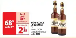 Auchan Drive Bière blonde la ducasse offre