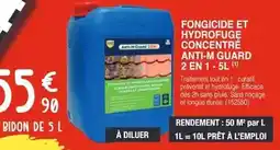 Fongicide et hydrofuge concentré anti-m guard 2 en 1